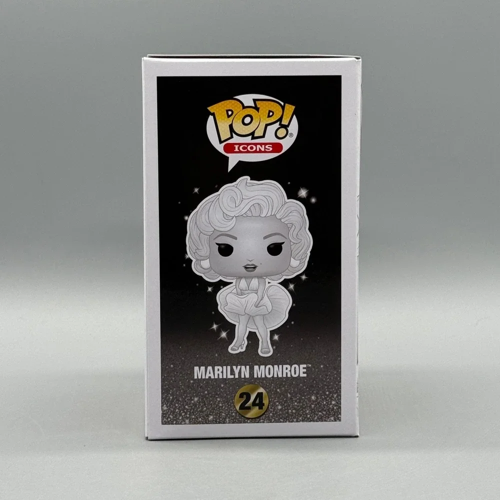 Funko Pop! #24 Marilyn Monroe Black & White EE Exclusive w/ Protector *Vaulted*